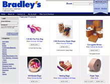Tablet Screenshot of bradleybag.com